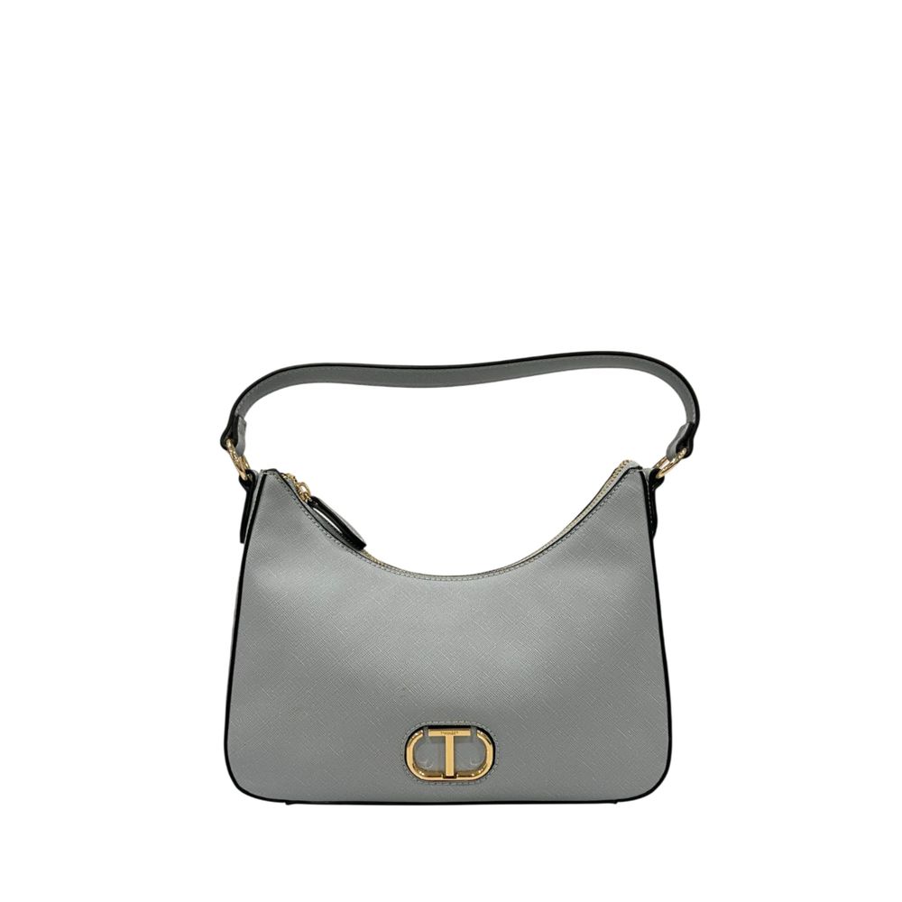 Blue PU Women Shoulder Bag