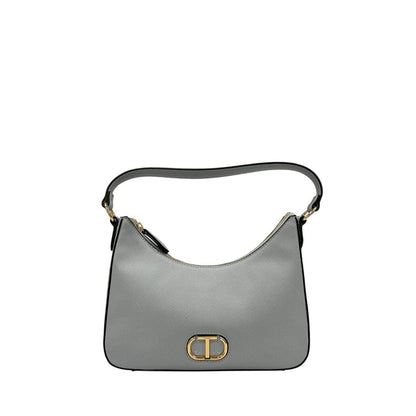 Blue PU Women Shoulder Bag