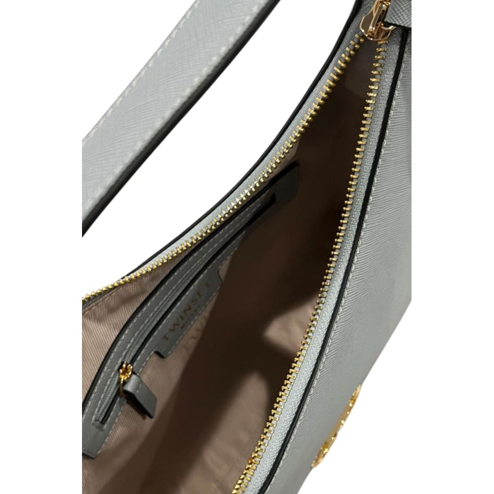 Blue PU Women Shoulder Bag