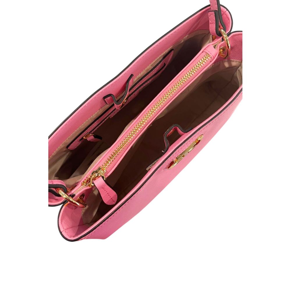 Pink PU Women Handbag