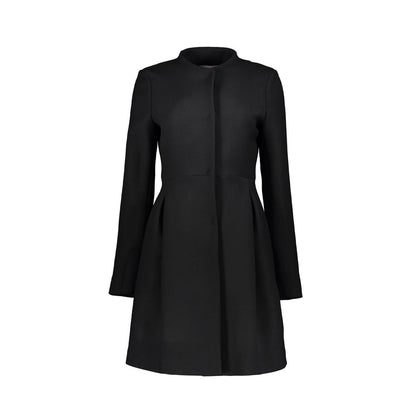 Black Virgin Wool Coat