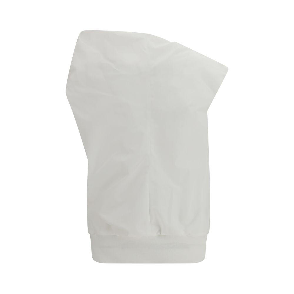 White Polyester Sweatshirt