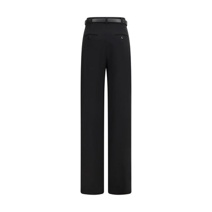 Black Triacetate Dress Pants