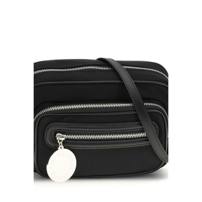 Black Polyamide Shoulder Bag