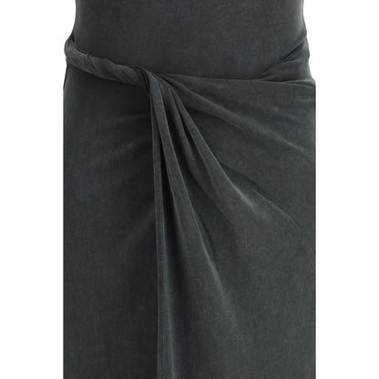 Gray Modal Casual Dress