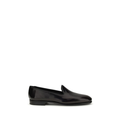 Purple Calf Leather Bos Taurus Slip-On Loafers