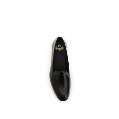 Purple Calf Leather Bos Taurus Slip-On Loafers