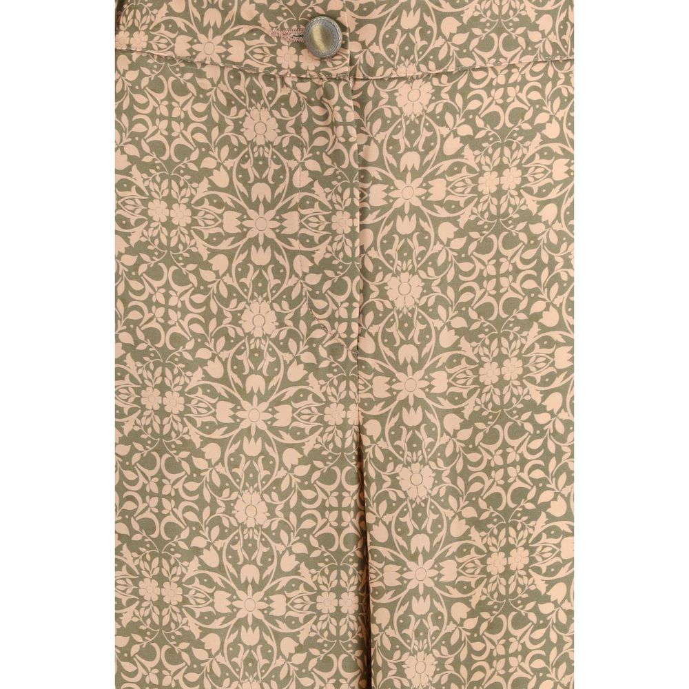 Multicolor Viscose Casual Pants