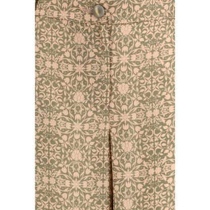 Multicolor Viscose Casual Pants