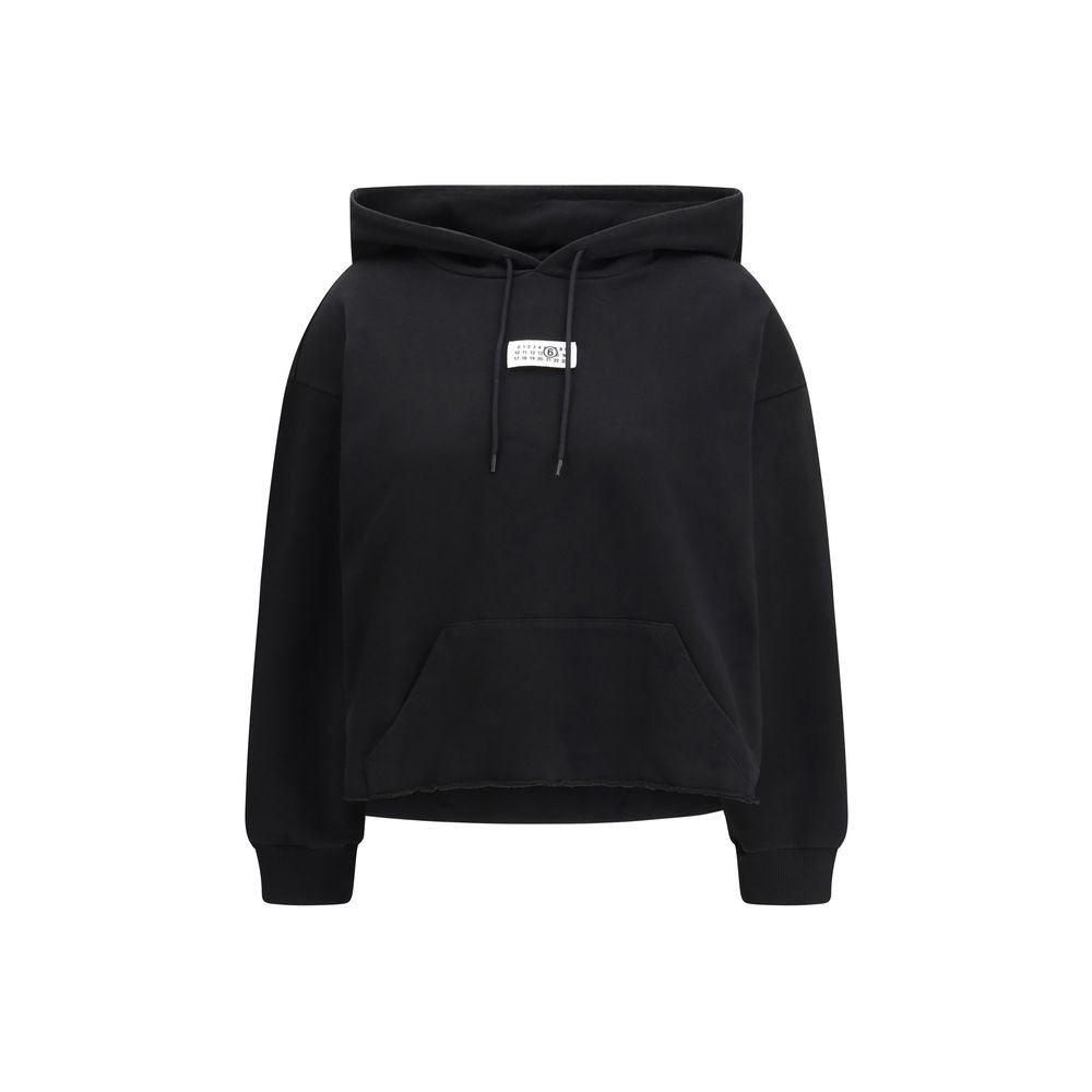 Black Cotton Sweatshirt