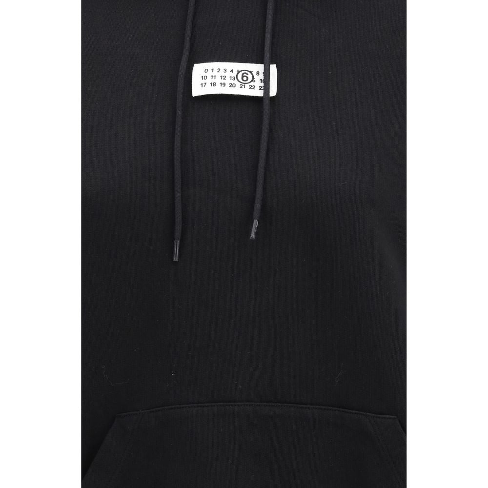 Black Cotton Sweatshirt