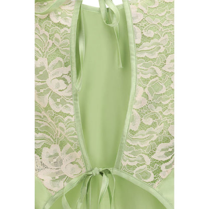 Bicolor Silk Blouse