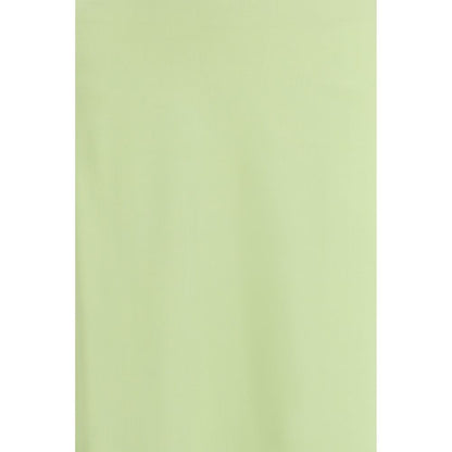 Bicolor Silk Long Skirt