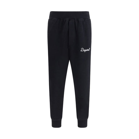 Black Cotton Joggers (Workout Pants)