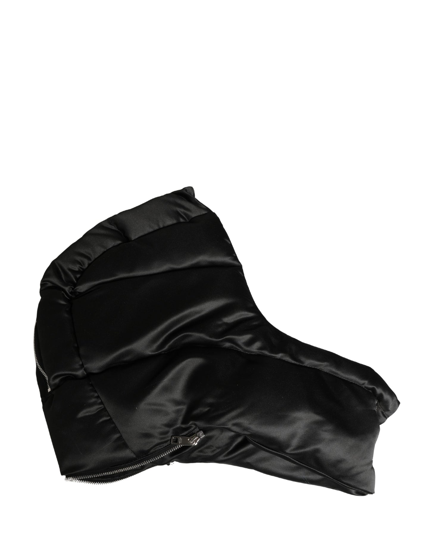 Black Polyester Whole Head Wrap Capello Hat