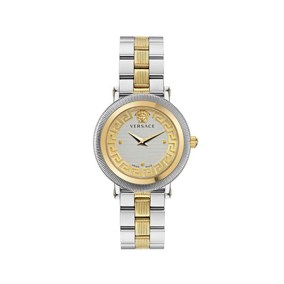 Gray Stainless Steel Dress Watch