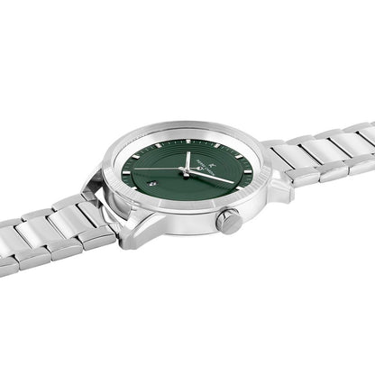 Gray Stainless Steel Dress Watch
