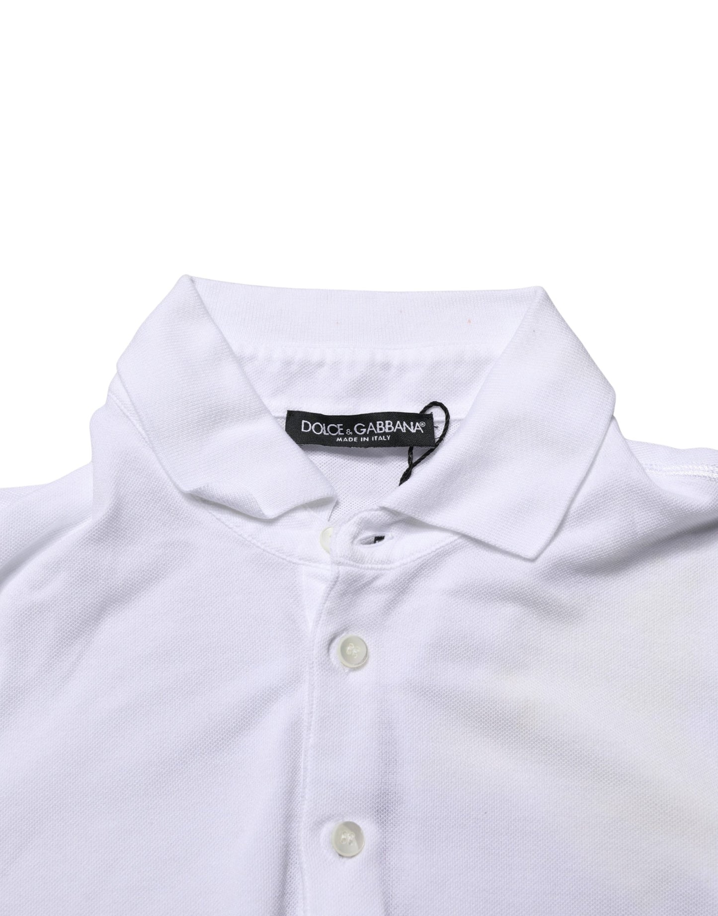 White Collared Short Sleeves Men Polo T-shirt