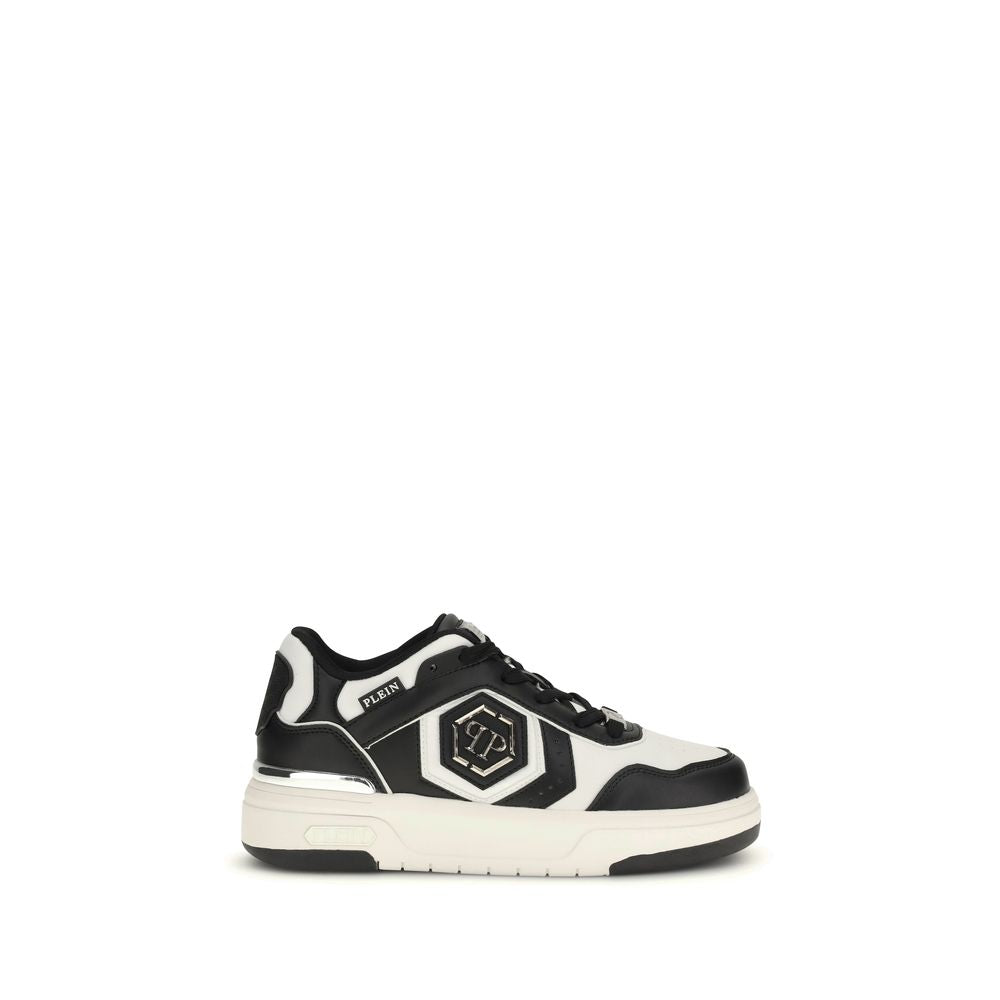 Black Calf Leather Bos Taurus Athletic Sneakers