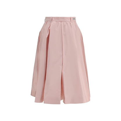 Multicolor Silk Long Skirt