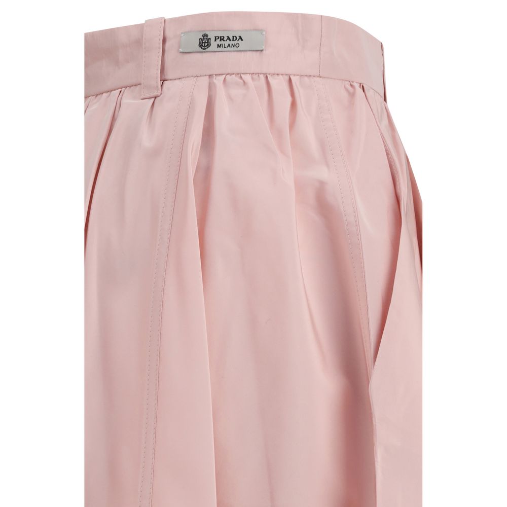 Multicolor Silk Long Skirt