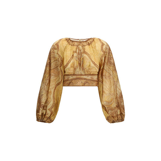 Bicolor Cotton Blouse