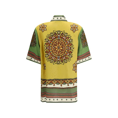 Multicolor Viscose Pattern Shirt