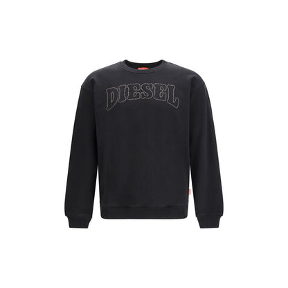 Black Cotton Sweatshirt