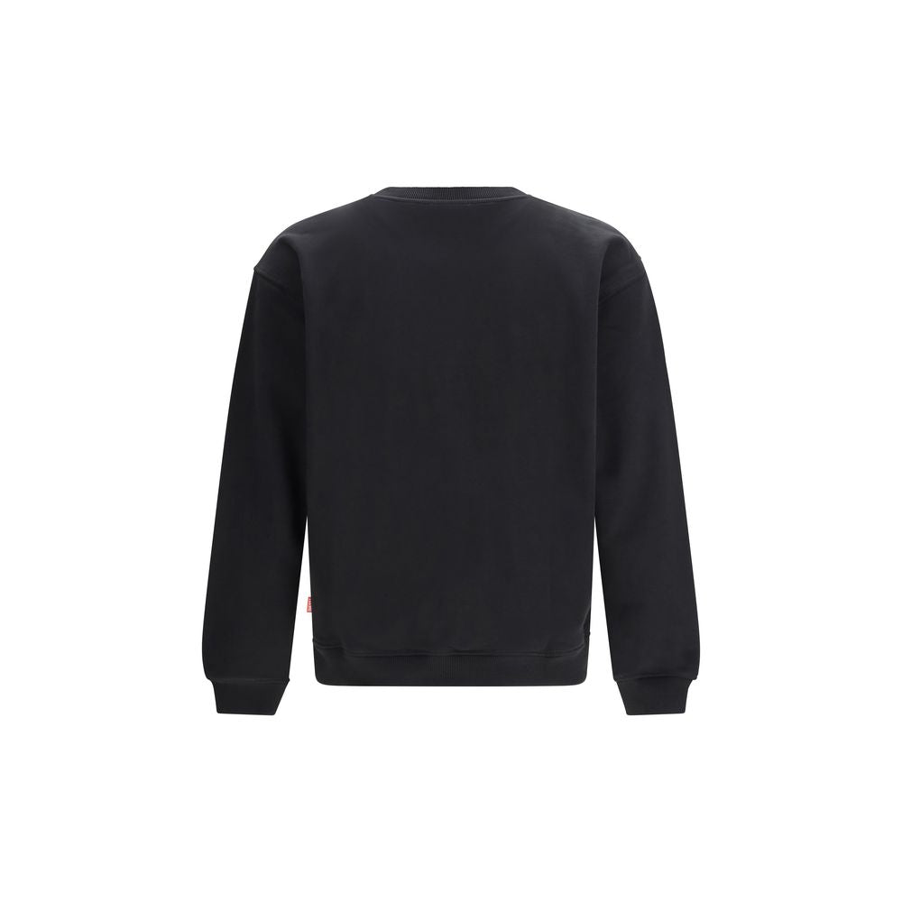 Black Cotton Sweatshirt