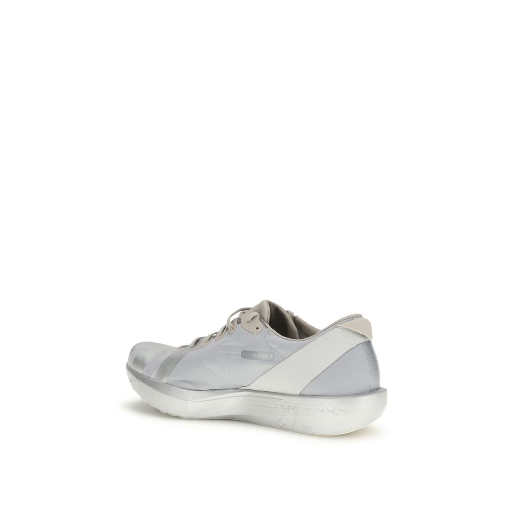 Gray Fabric Athletic Sneakers