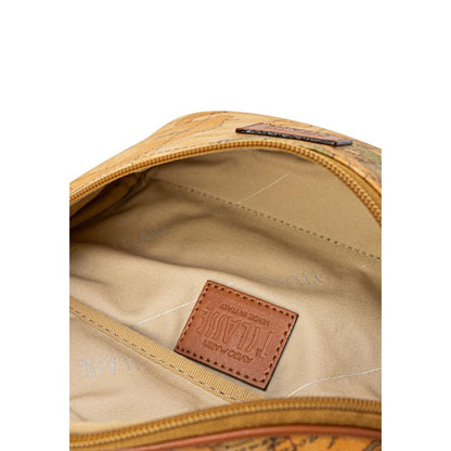 Beige Leather Belt Bag