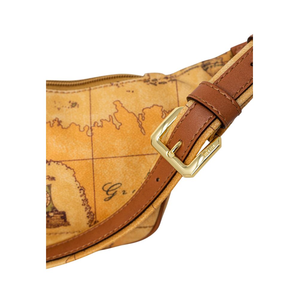 Beige Leather Belt Bag