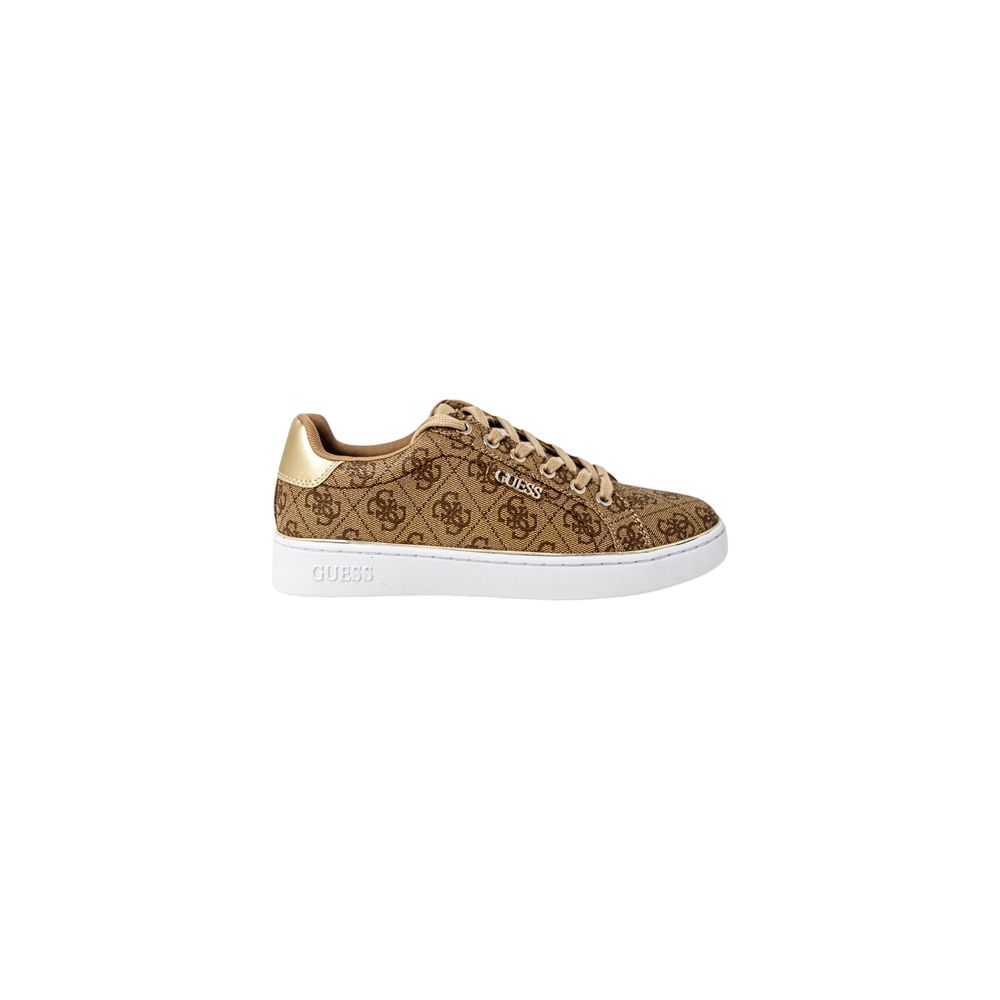 Beige Polyethylene Low Top Sneakers