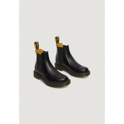 Black Leather Ankle Boots