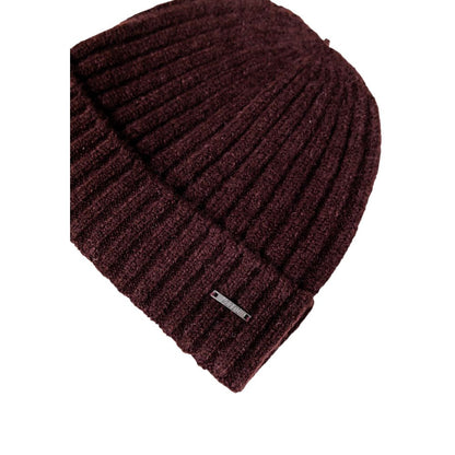 Bordeaux Marabou Cap (Baseball Hat)