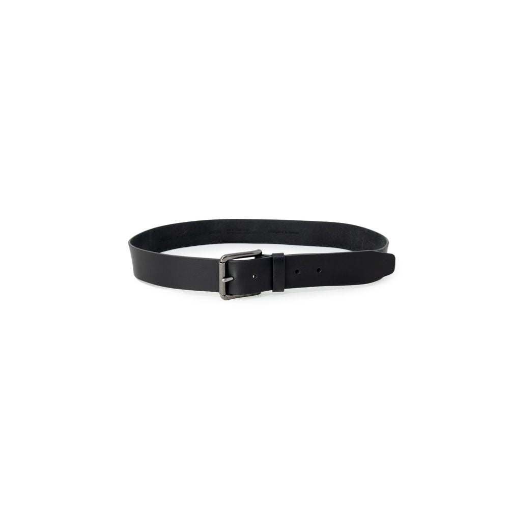 Black Leather Regular Belt