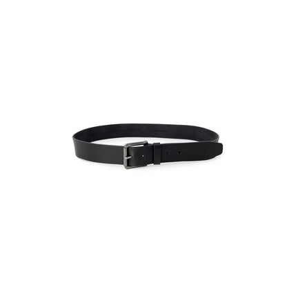 Black Leather Regular Belt