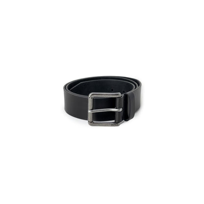 Black Leather Regular Belt