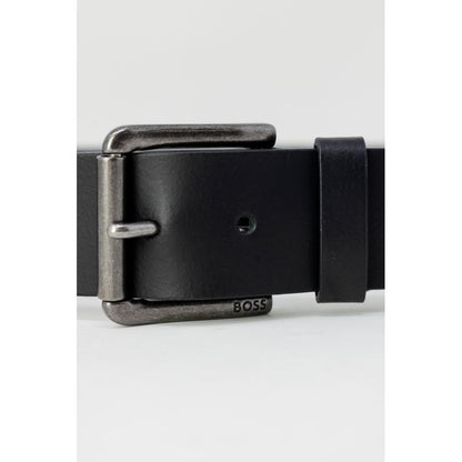 Black Leather Regular Belt