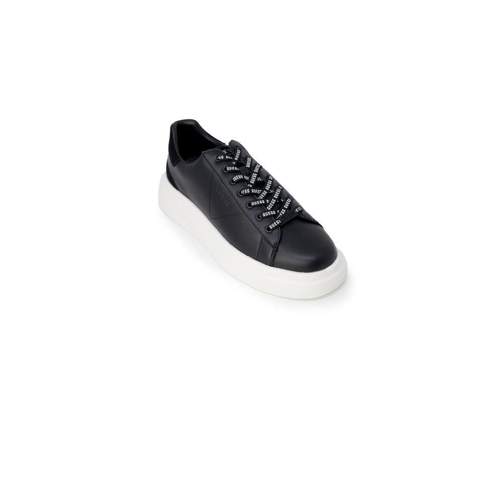Black Polyethylene Low Top Sneakers