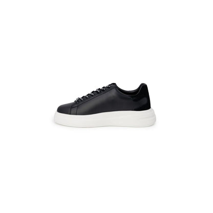 Black Polyethylene Low Top Sneakers