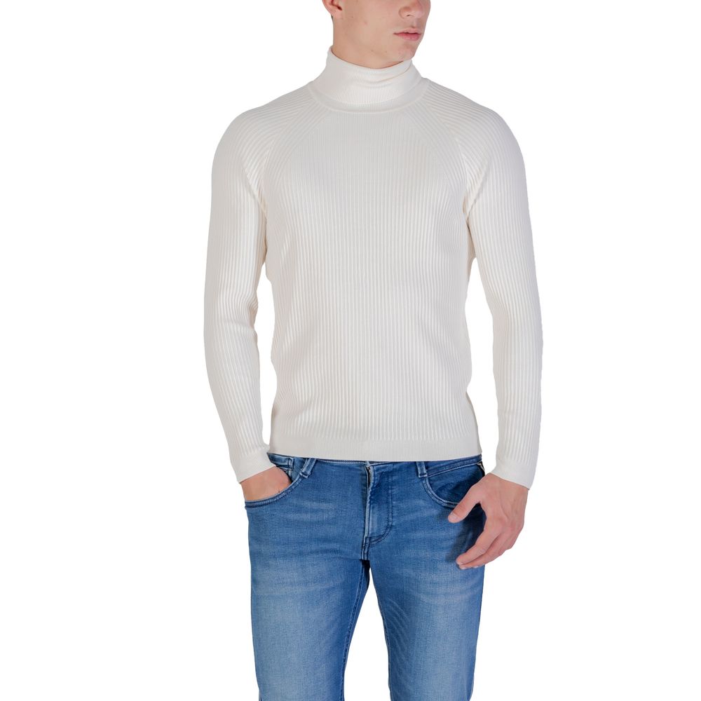 Cream Viscose Turtleneck