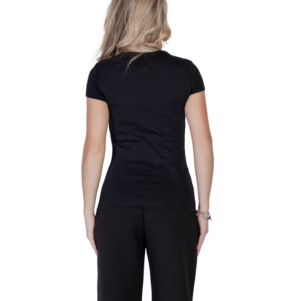 Black Cotton T-Shirt