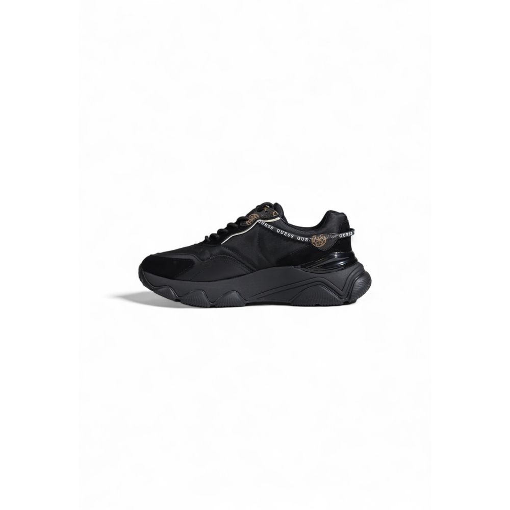 Black Polyethylene Chunky Sneakers