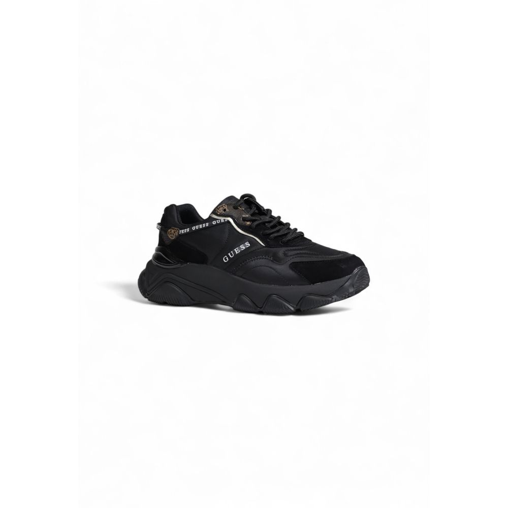 Black Polyethylene Chunky Sneakers
