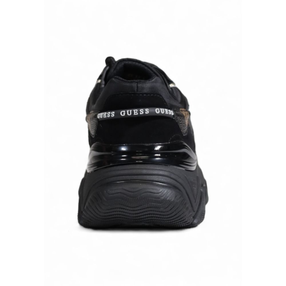 Black Polyethylene Chunky Sneakers