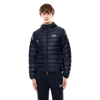 Blue Polyamide Shell Jacket