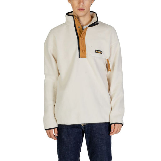 Cream Polyester Sweatshirt