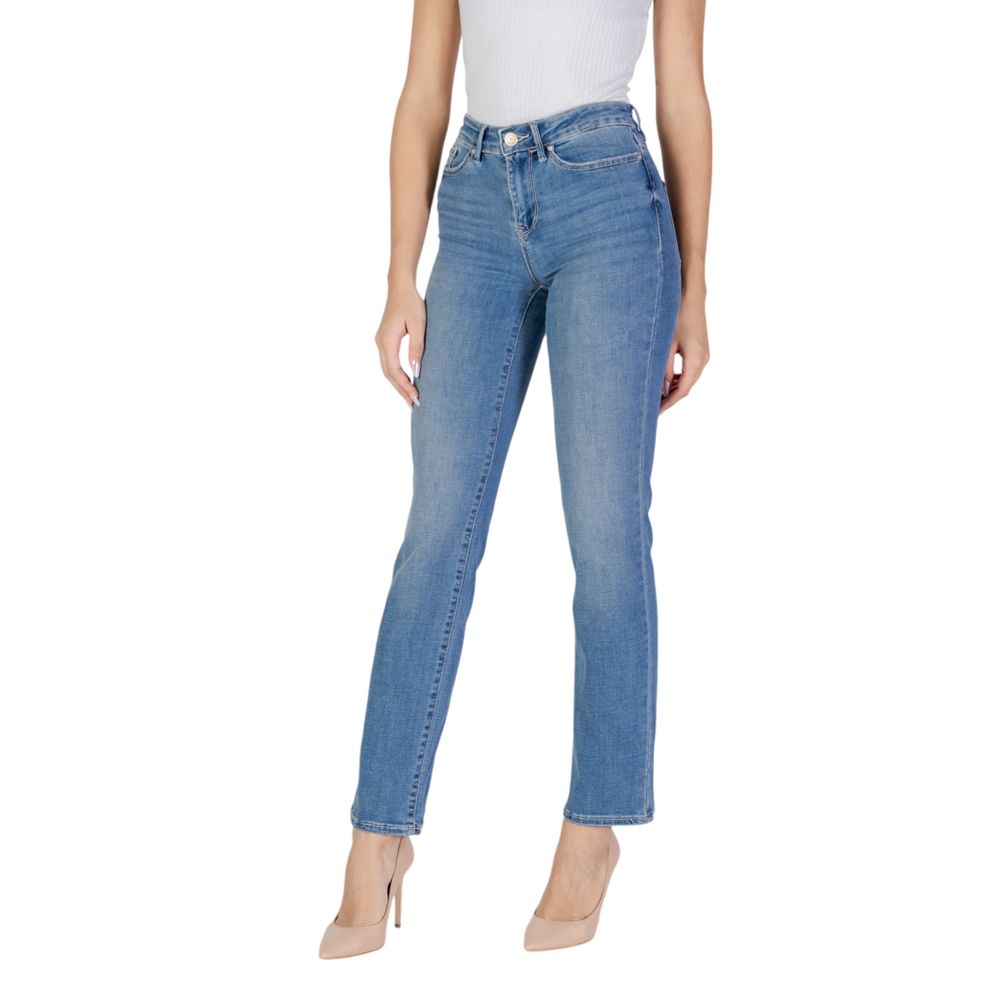 Light Blue Cotton Mom Jeans