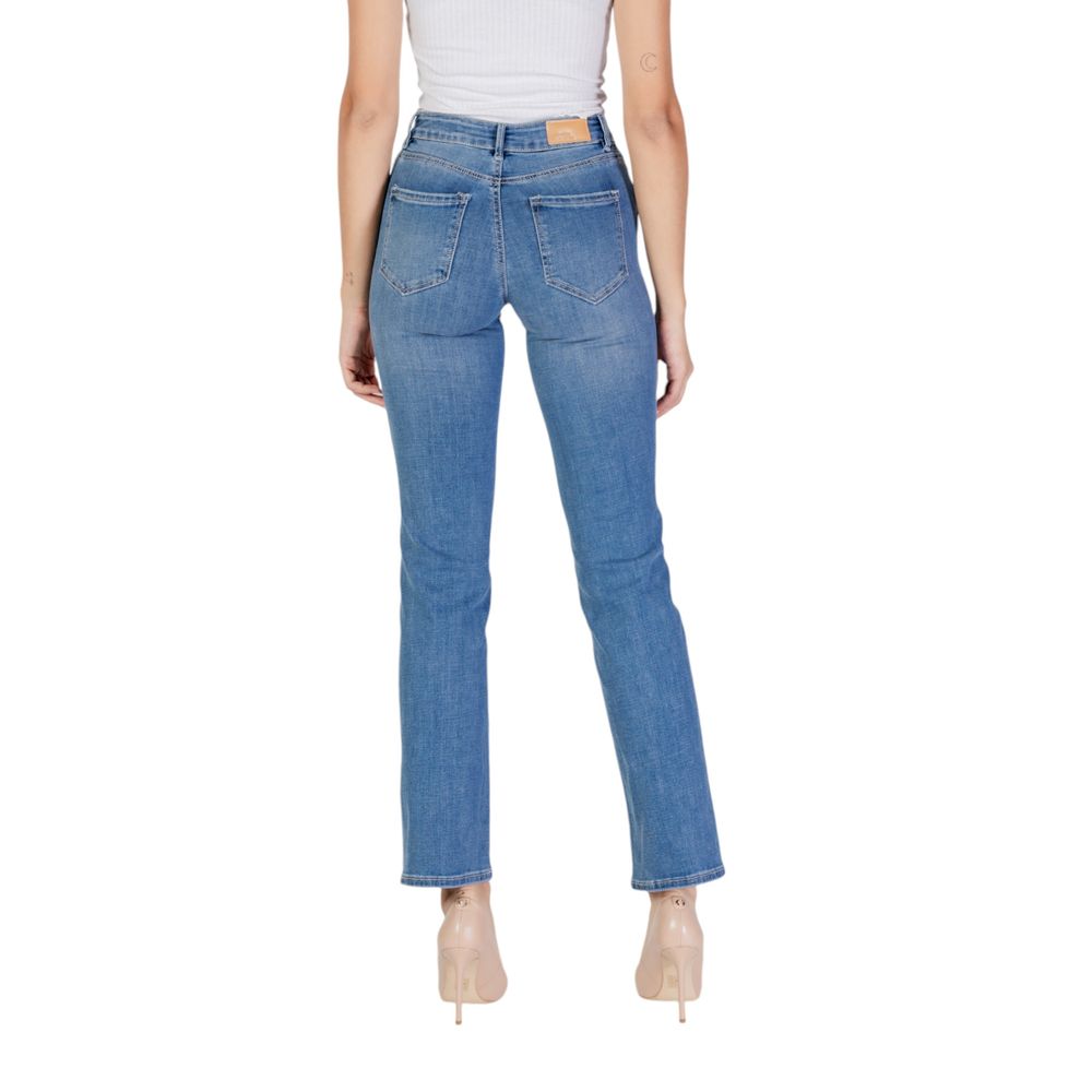 Light Blue Cotton Mom Jeans